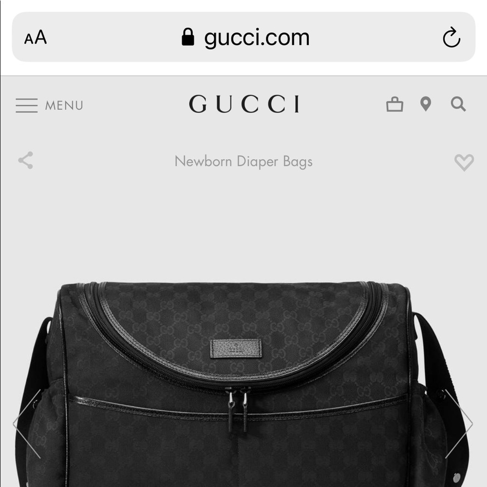 Gucci GG Black Diaper Bag - Picture 15 of 16